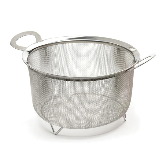RSVP International Endurance Stainless Steel Wide Rim 8-inch Mesh Basket