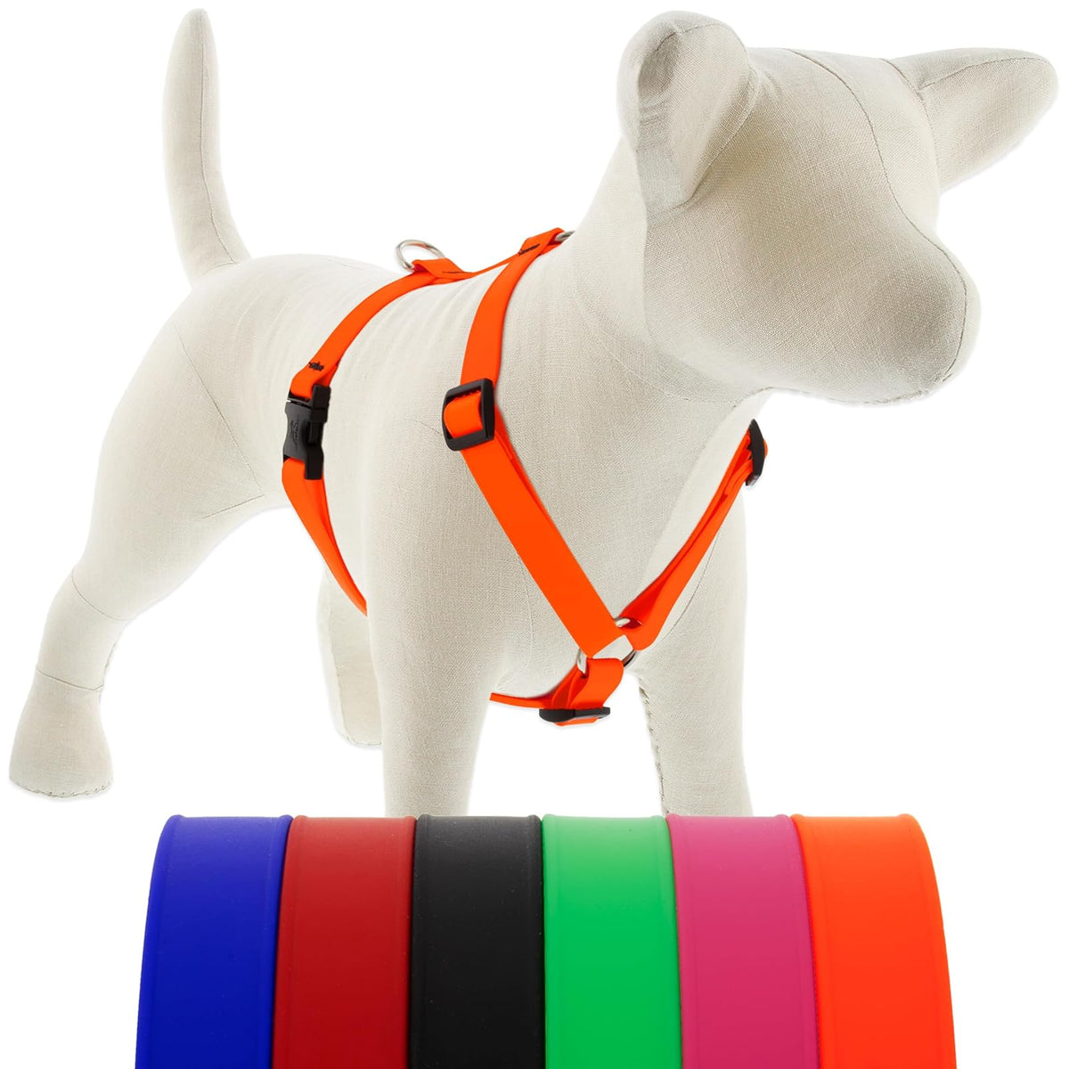LupinePet Animal Harness, Small: Girth Adjusts from 12 to 20 in, 3/4-in Wide, Ne