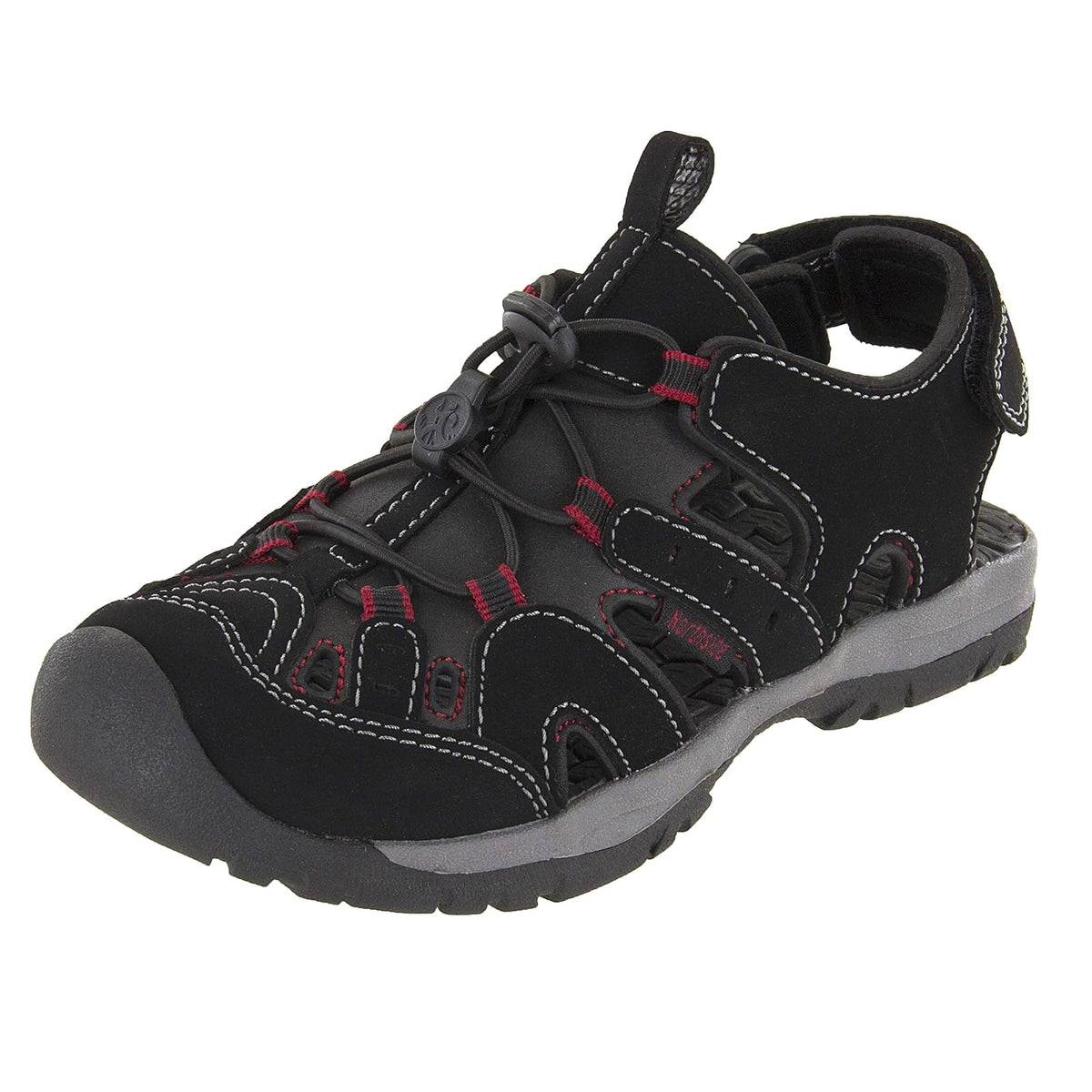 Northside Sandal, 9 Toddler, Black/Red