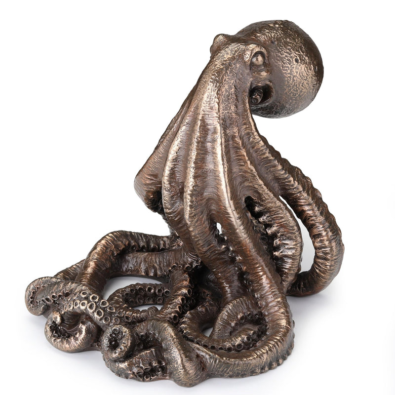 Veronese Design Antique Bronze Finish Octopus Cell Phone Holder Kraken Statue
