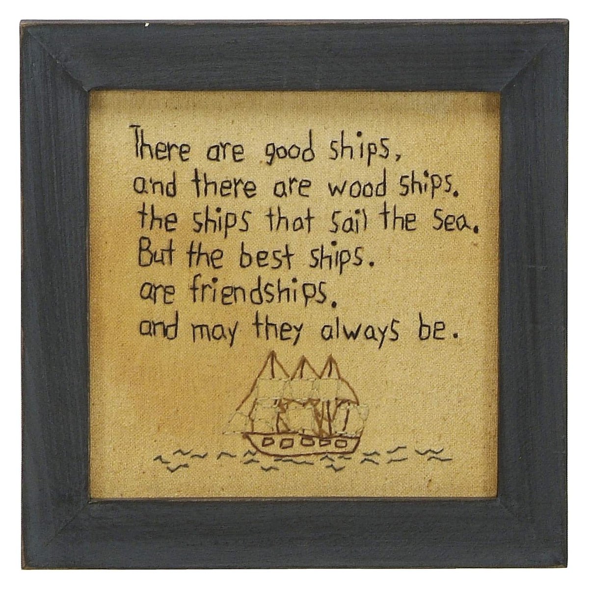 Primitives by Kathy Wall Art, 7.8"L x 7.8"W, There Are Good
