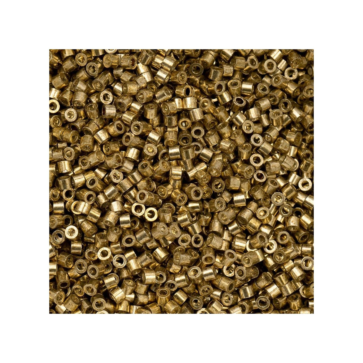 John Bead Craft Bead, Size 11, Old Gold
