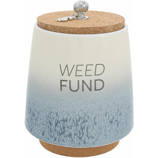 Pavilion Gift Company Money Bank, 6.5", Blue, Beige, Brown