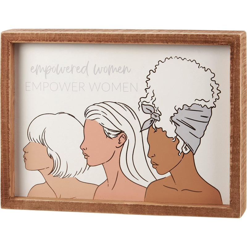 Inset Box Sign - Empower Women