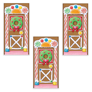 Beistle Sticker Decal, Gingerbread House - 3 Piece, Multicolor