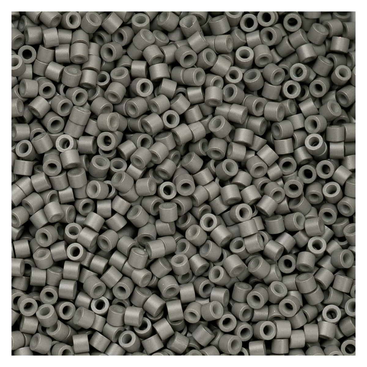 John Bead Craft Bead, Size 11, Grey