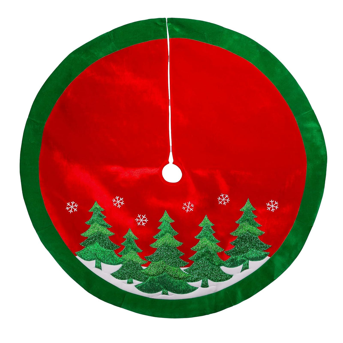 Kurt S. Adler Tree Skirt, Large, Green