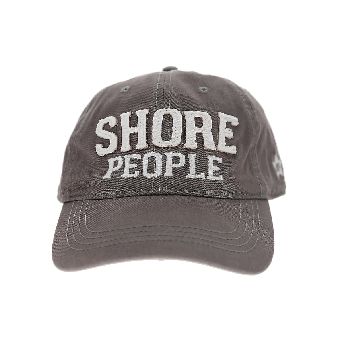 Pavilion Gift Company Hat, Gray and White, Modern