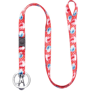 Blueberry Pet Badge Holder, 1/2" Wide, Brink Pink