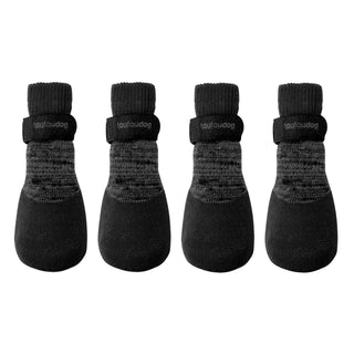 FouFou Dog Paw Hoof Protector, 2X-Large, Black