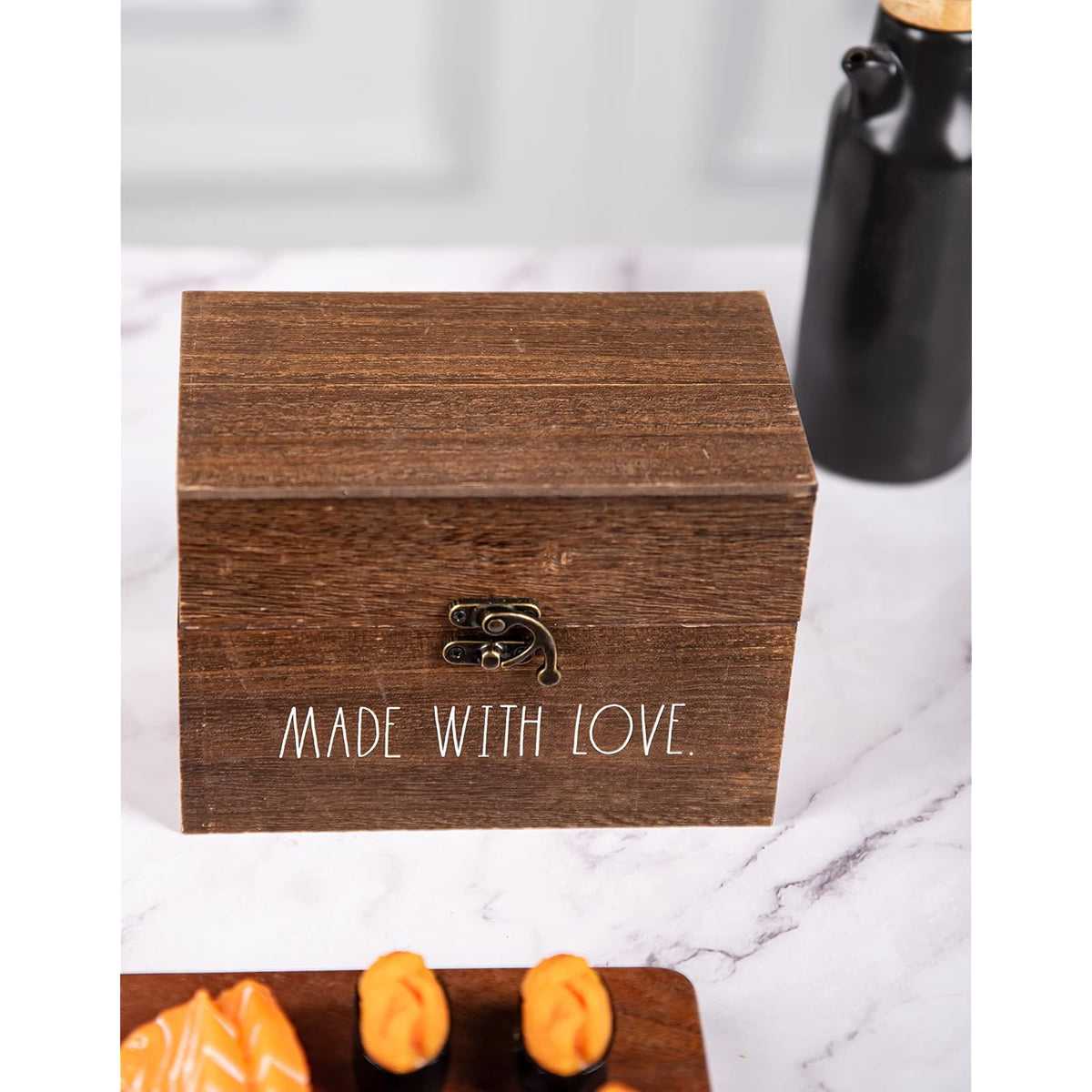 Rae Dunn Storage Box, Style 4