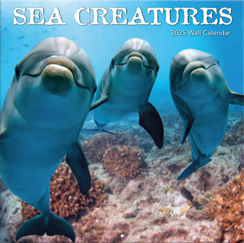 TURNER PHOTOGRAPHIC Sea Creatures 12x12 Photo Wall Calendar (25998940107)