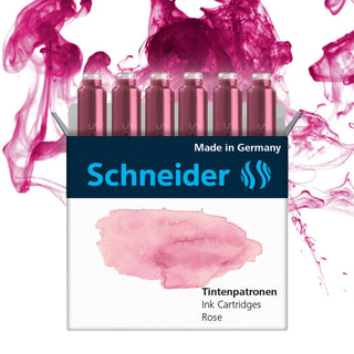 Schneider Pen Marker Ink Cartridge Refill, Red, Fountain