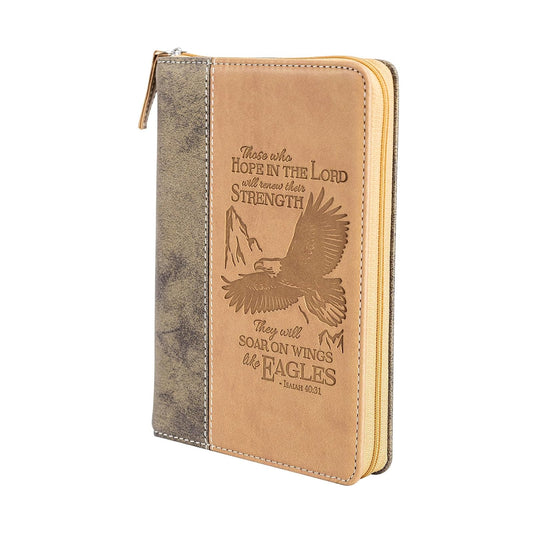 Divinity Zippered Scripture Journal-Soar on Wings