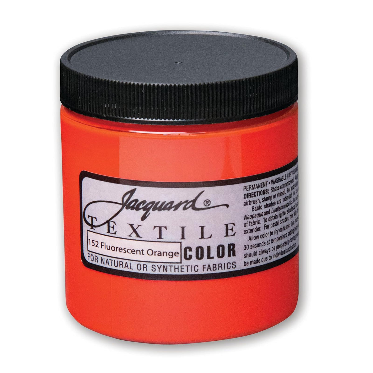 Jacquard Paint, 8 Fl Oz (Pack of 1), Fluorescent Orange