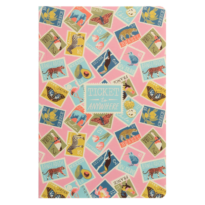 Karma Blank Book, Stamps, Lined