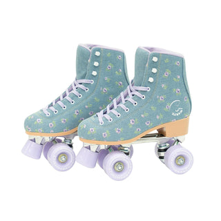 C SEVEN Roller Skate, Women's 5 / Youth 4, Floral Field