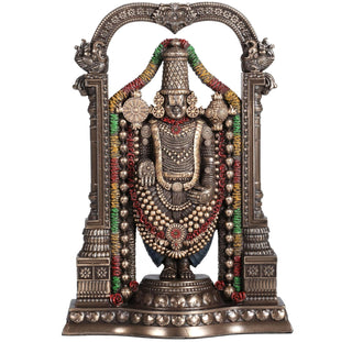 Unicorn Studio Veronese Design Bronze Finish Lord Venkateswara as Balaji Statue