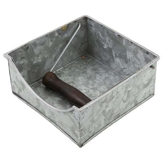 Boston International Metal Napkin Holder Caddy, Cocktail Size, Silver with Weight