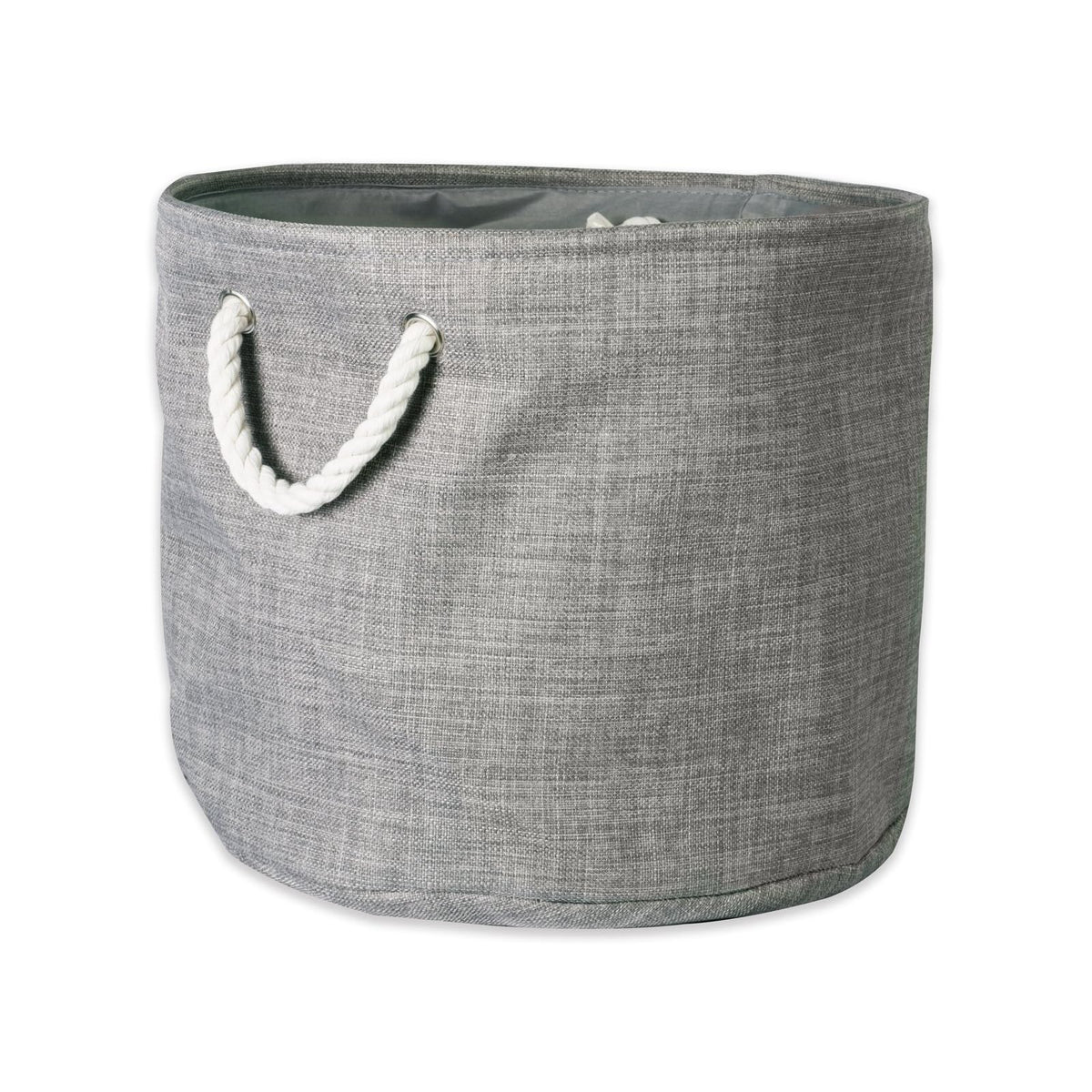 DII Item Container, Small Round, Gray