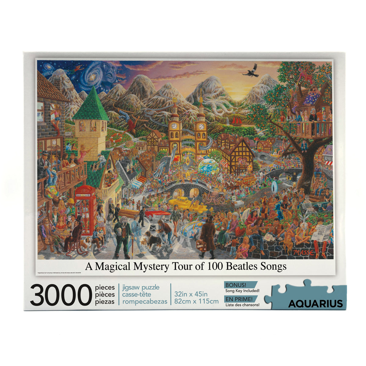 AQUARIUS Puzzles, 32 x 45 Inch, Multi-colored