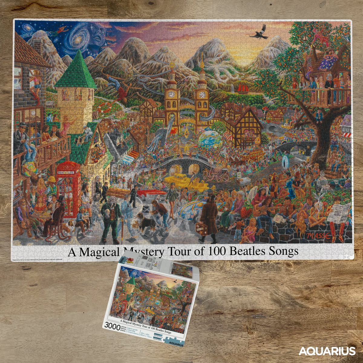 AQUARIUS Puzzles, 32 x 45 Inch, Multi-colored