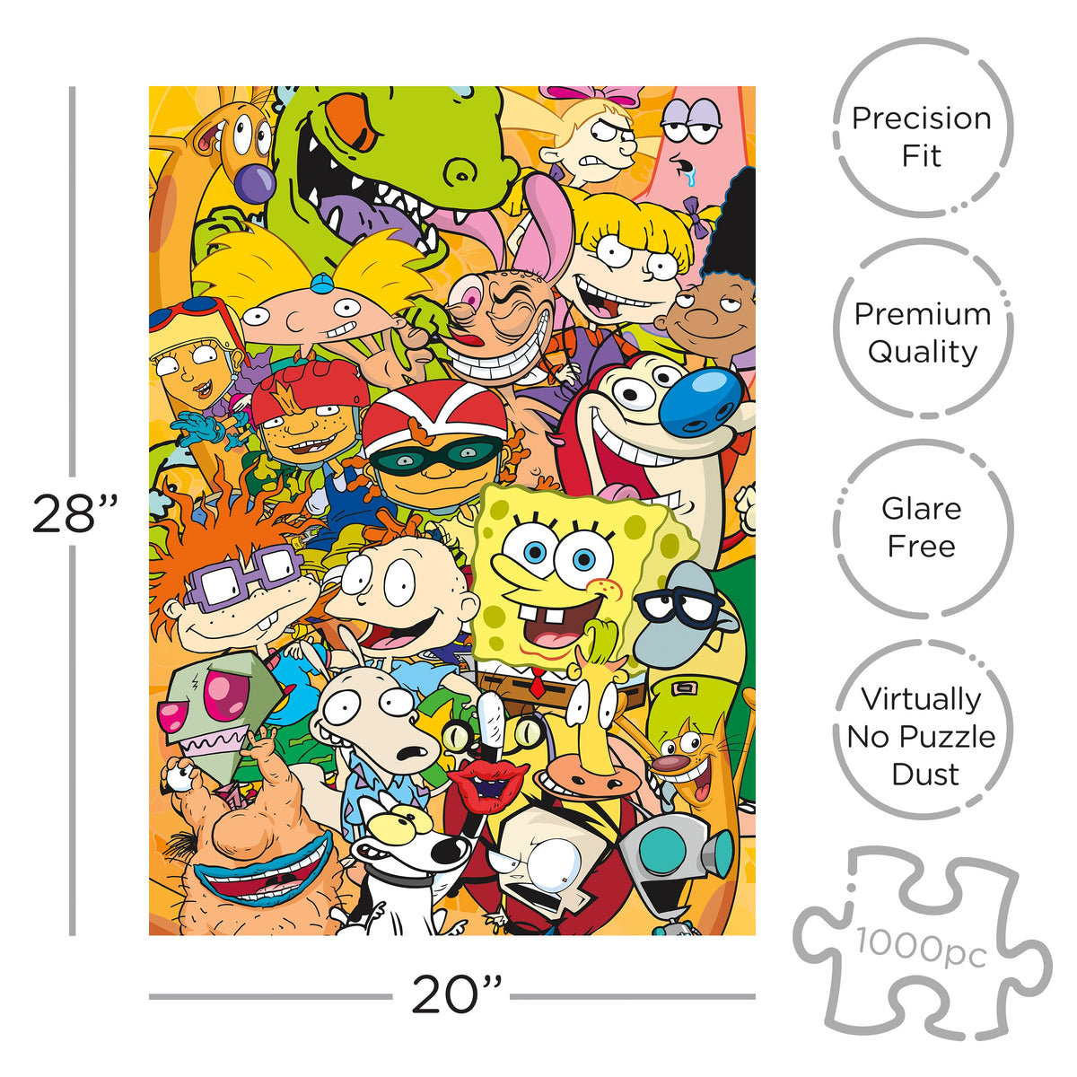 AQUARIUS Puzzles, 1000, Yellow