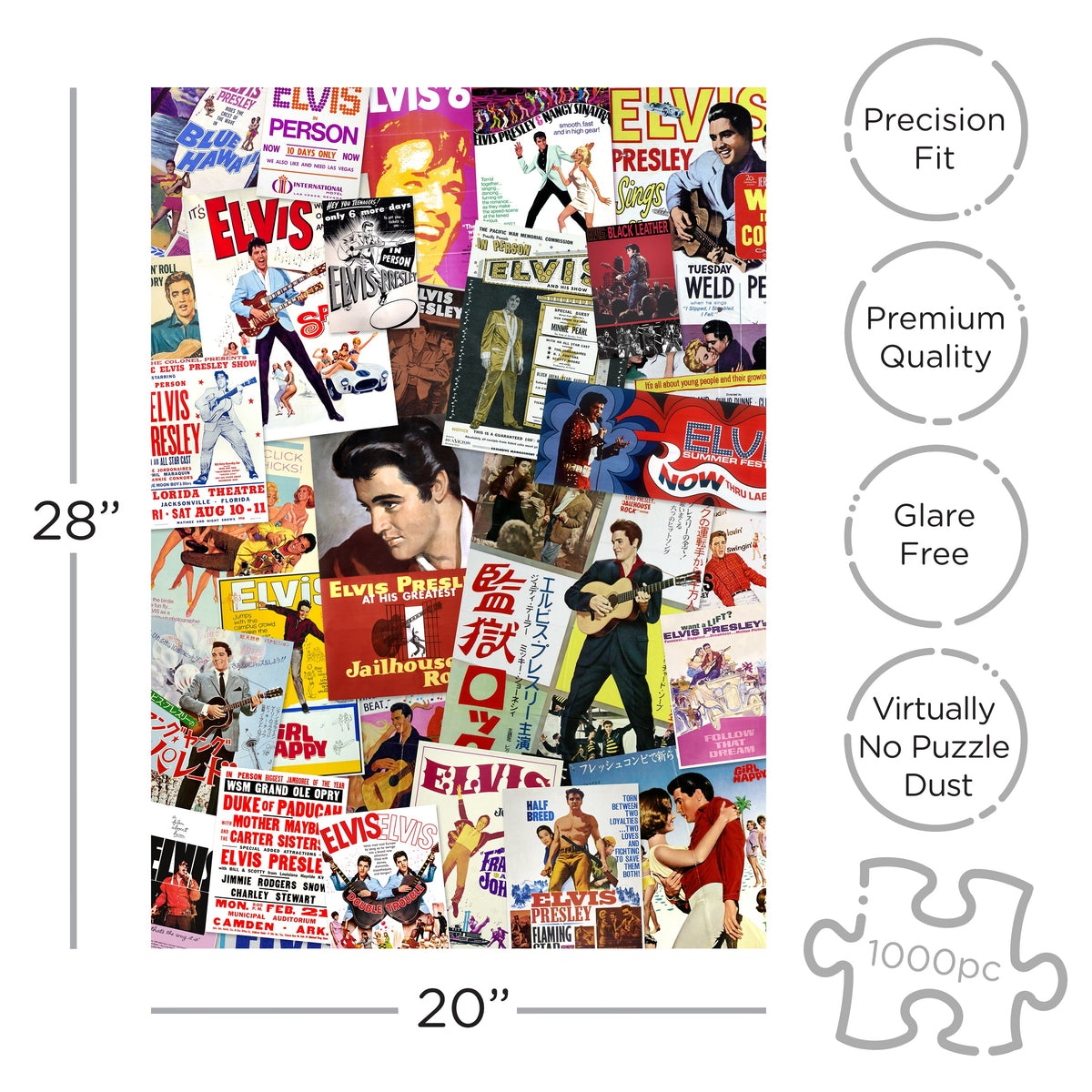 AQUARIUS Puzzles, 1000, Multicolor