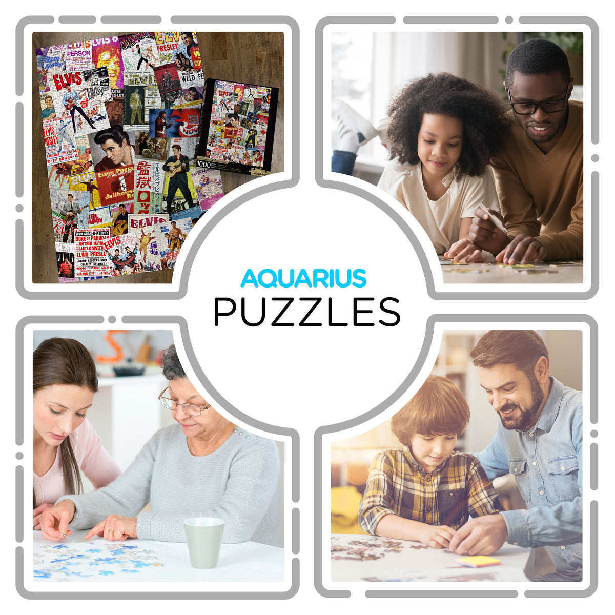 AQUARIUS Puzzles, 1000, Multicolor