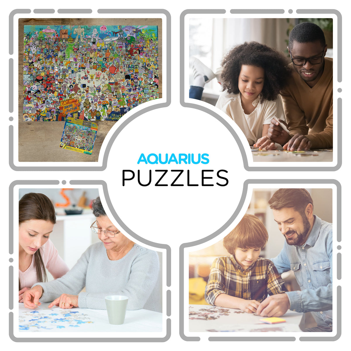 AQUARIUS Puzzles, One Size, Multi Color