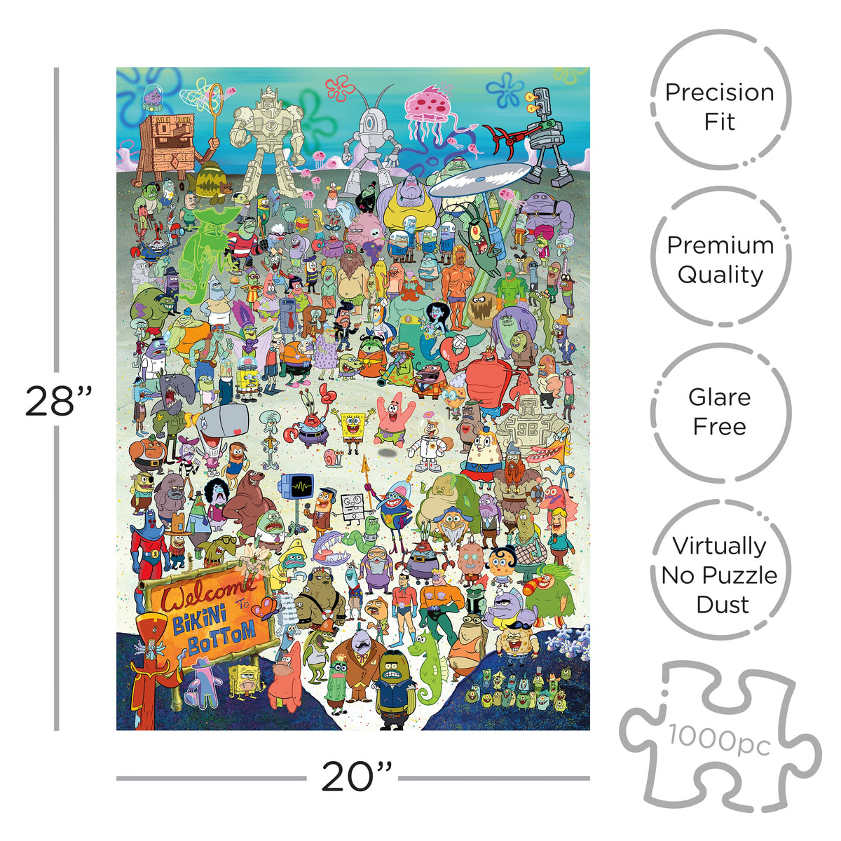 AQUARIUS Puzzles, 1000 Piece, Multicolor