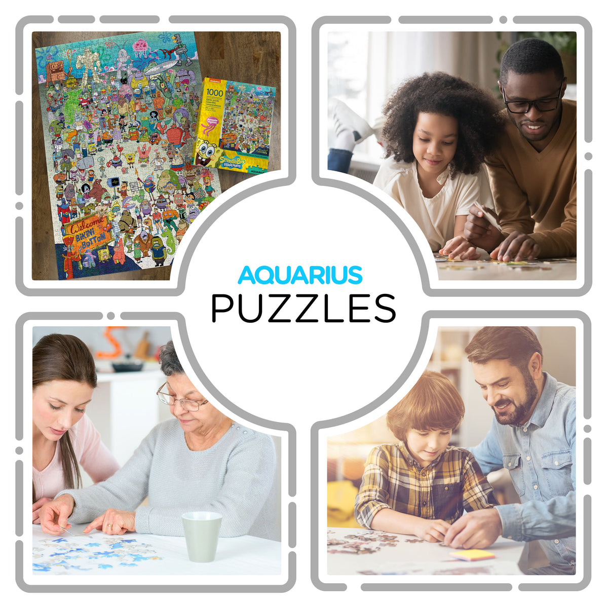 AQUARIUS Puzzles, 1000 Piece, Multicolor