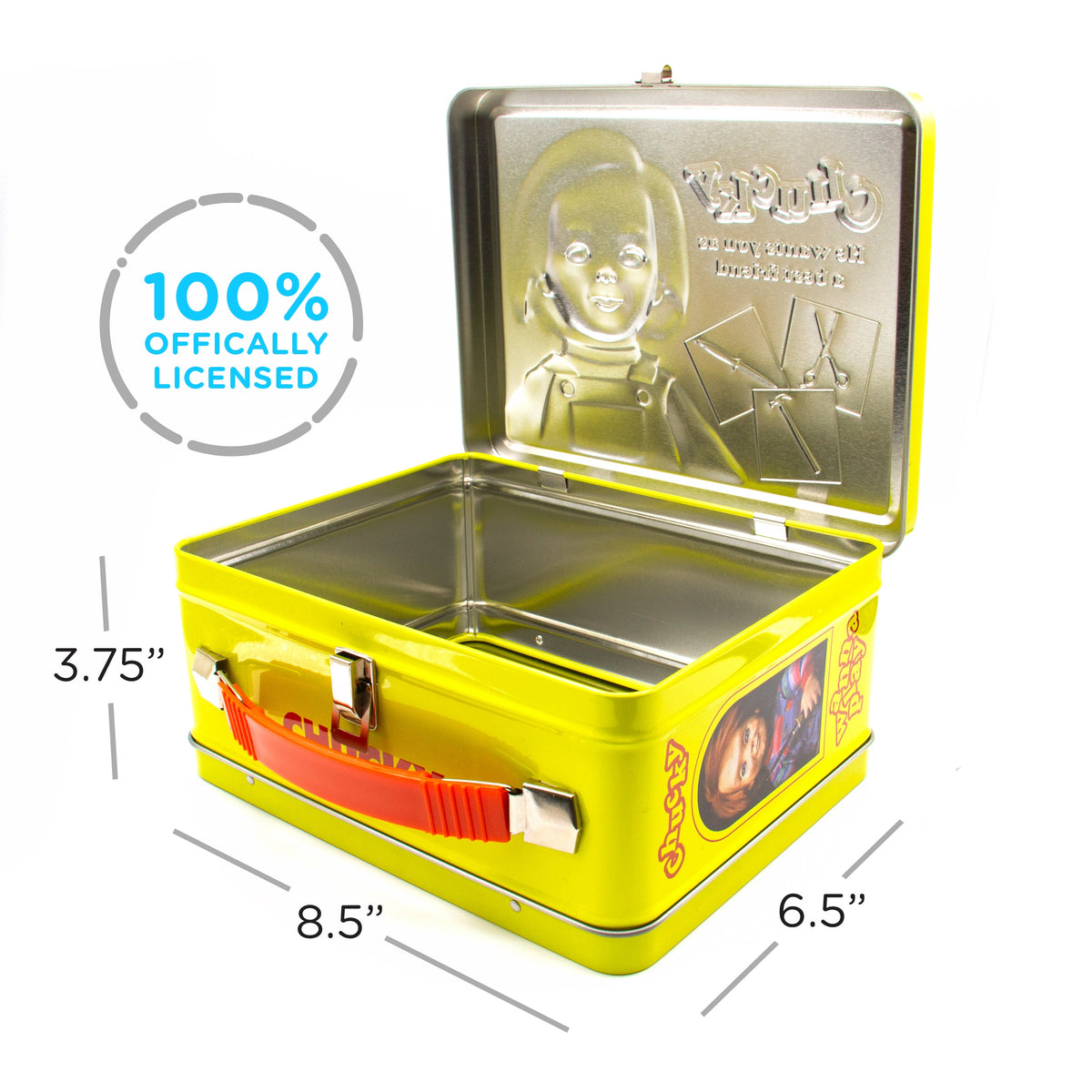 AQUARIUS Storage Box, 8.63 x 3.88 x 6.75, Yellow