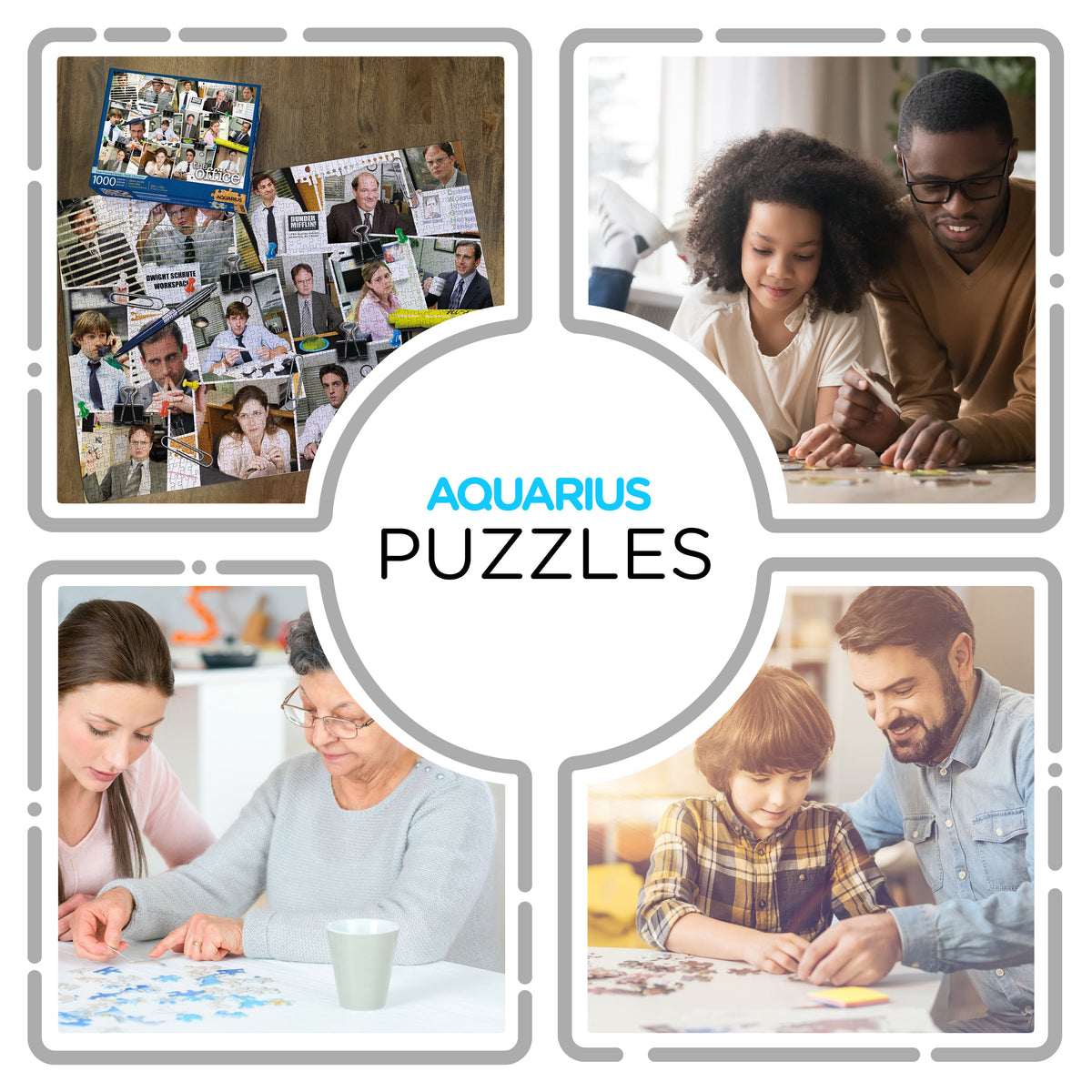 AQUARIUS Puzzles, 20 x 28, Multicolor