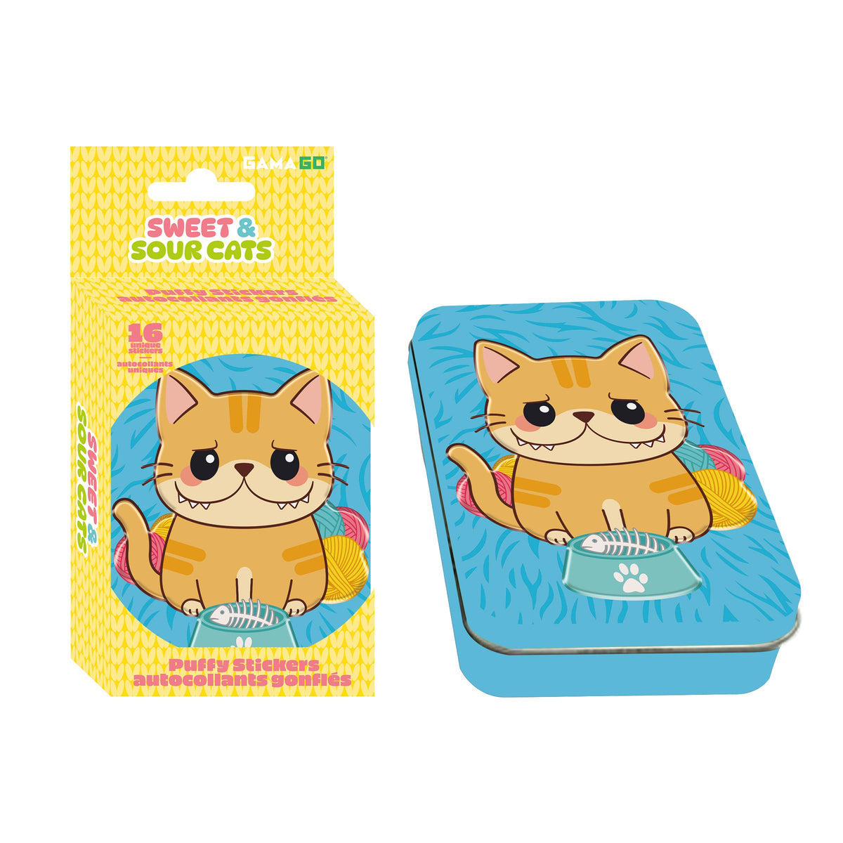 GAMAGO Sticker Decal, Sweet & Sour Cat, Sweet & Sour Cat