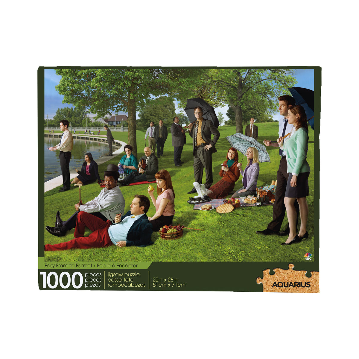 AQUARIUS Puzzles, 1000, Multicolor