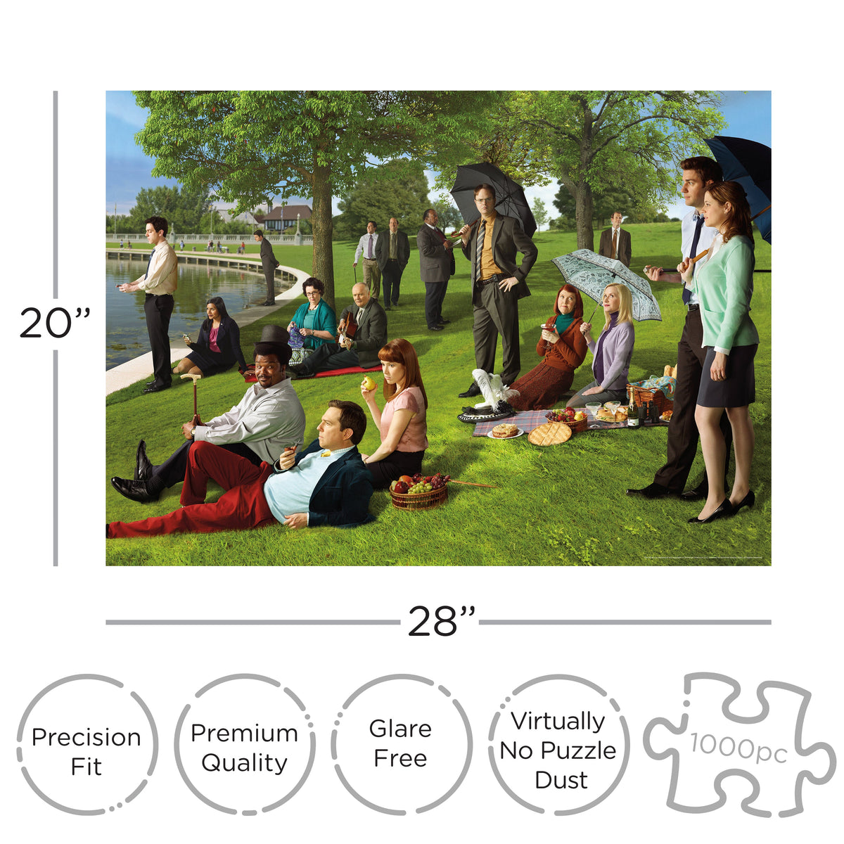AQUARIUS Puzzles, 1000, Multicolor