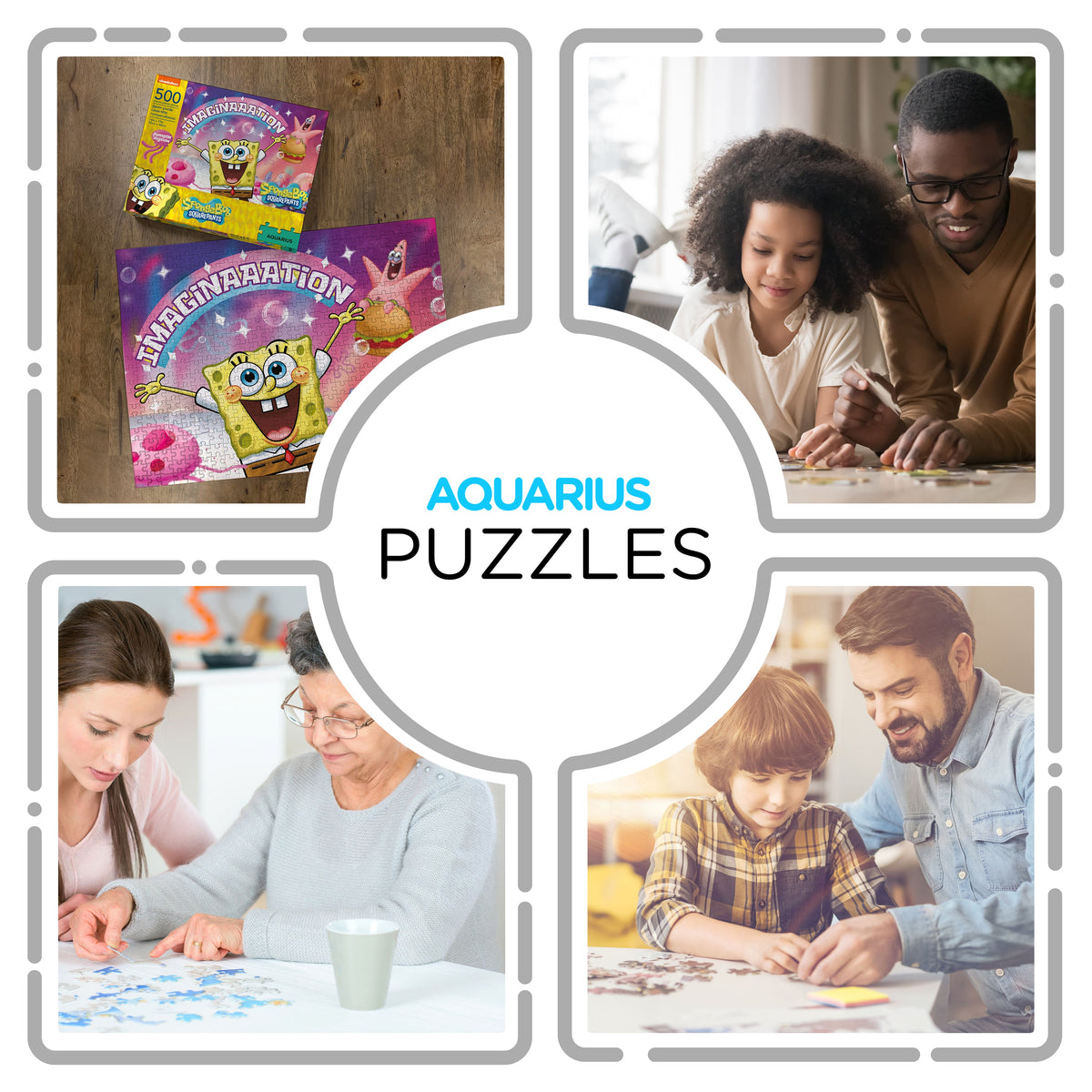 AQUARIUS Puzzles, 500, Multicolor