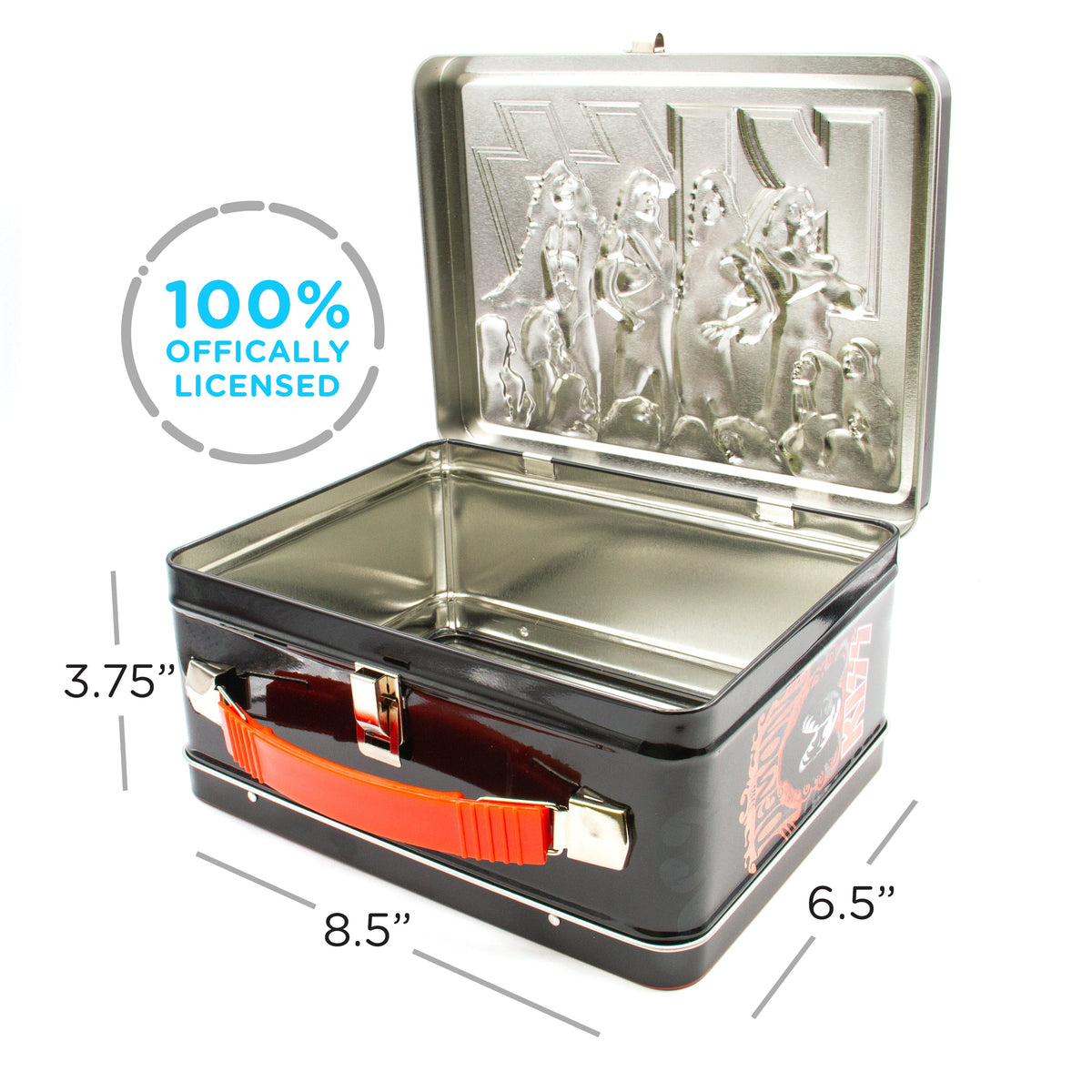 AQUARIUS Storage Box, 8.6" x 6.8" x 3.8", Tin Sorage Box