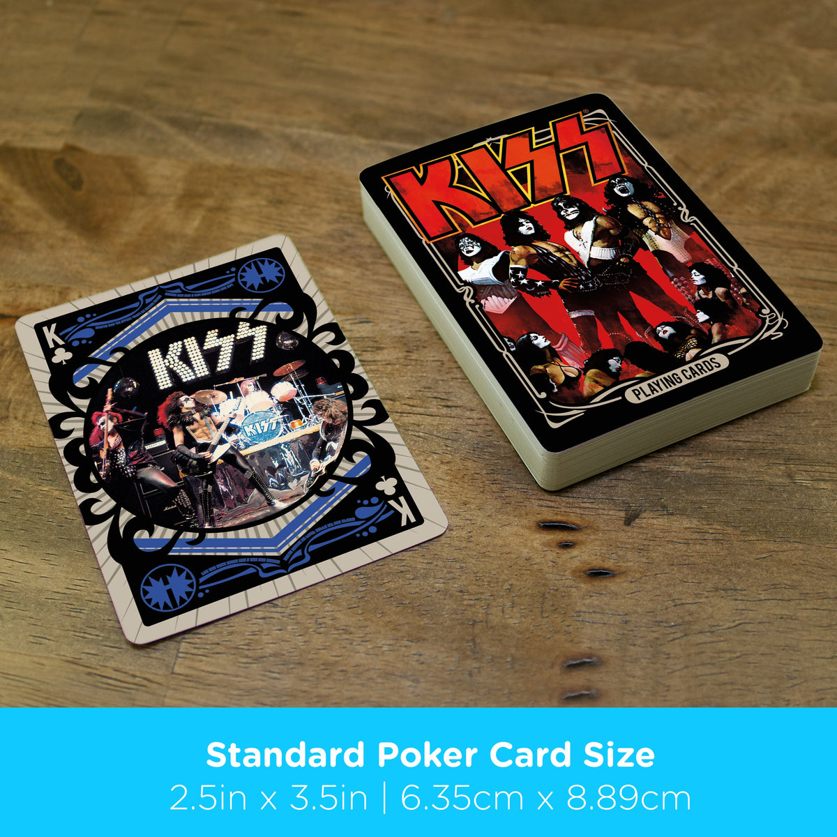 AQUARIUS Tabletop Game, Poker Size, Black