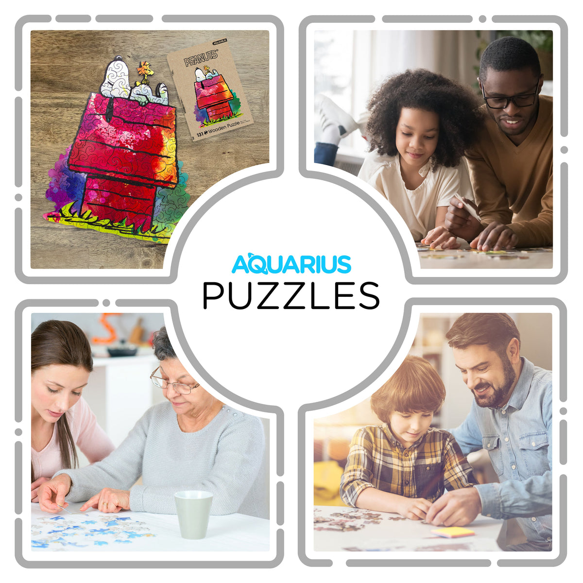 AQUARIUS Puzzles, 131 pieces, 9x11 inches, Multicolor