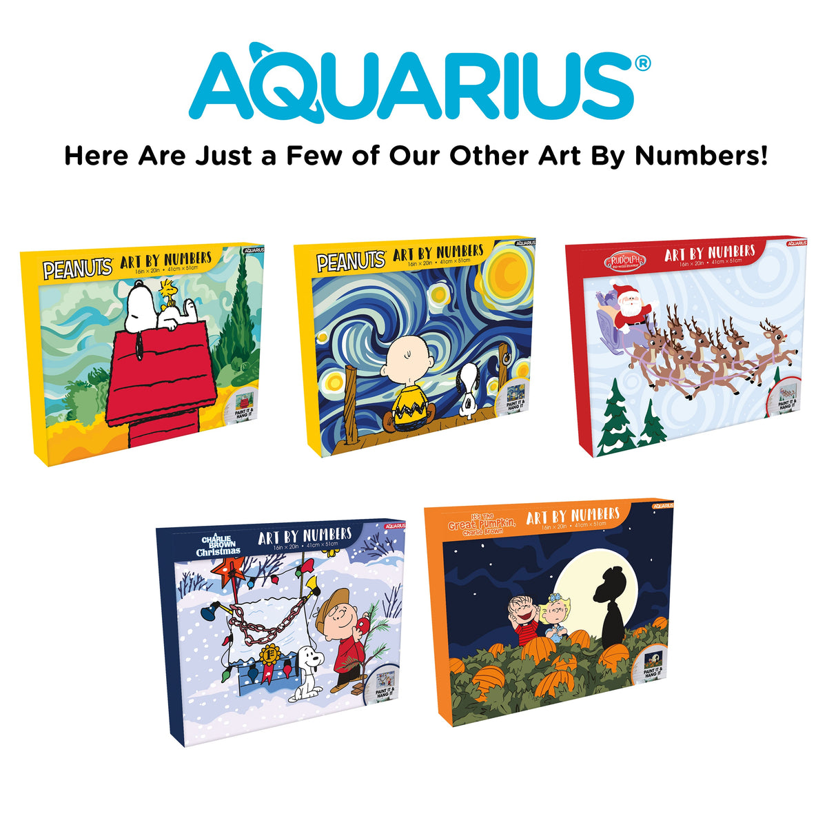 AQUARIUS Art Craft Kit, 16" x 20", Painting Kit