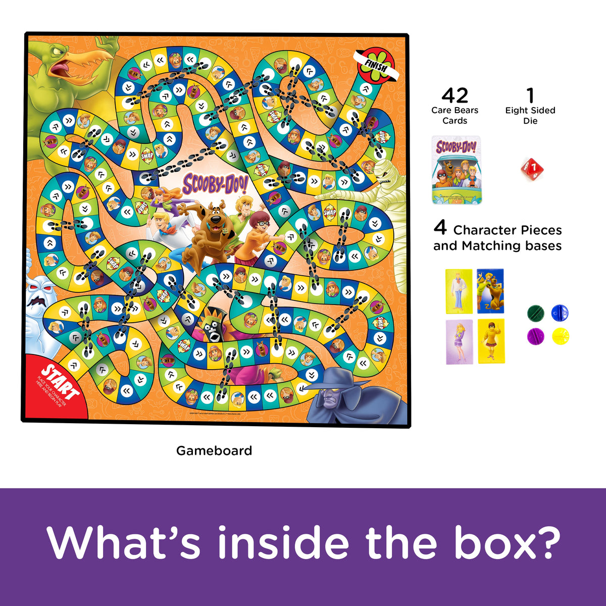 AQUARIUS Board Game, Medium, Blue, White, Orange