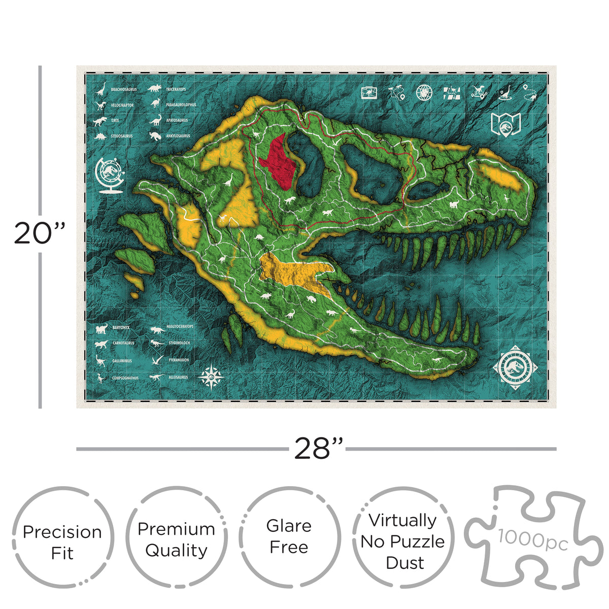 AQUARIUS Puzzles, 22" x 28", Jigsaw Puzzle