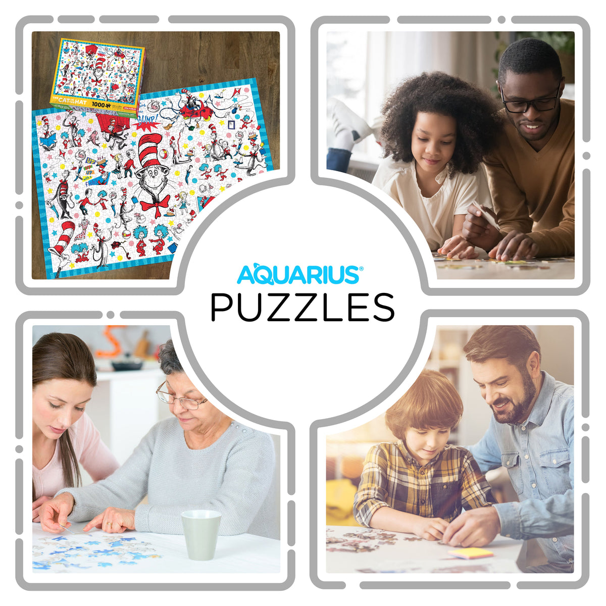 AQUARIUS Puzzles, 1000 pieces, 20 x 28 inches, Retro