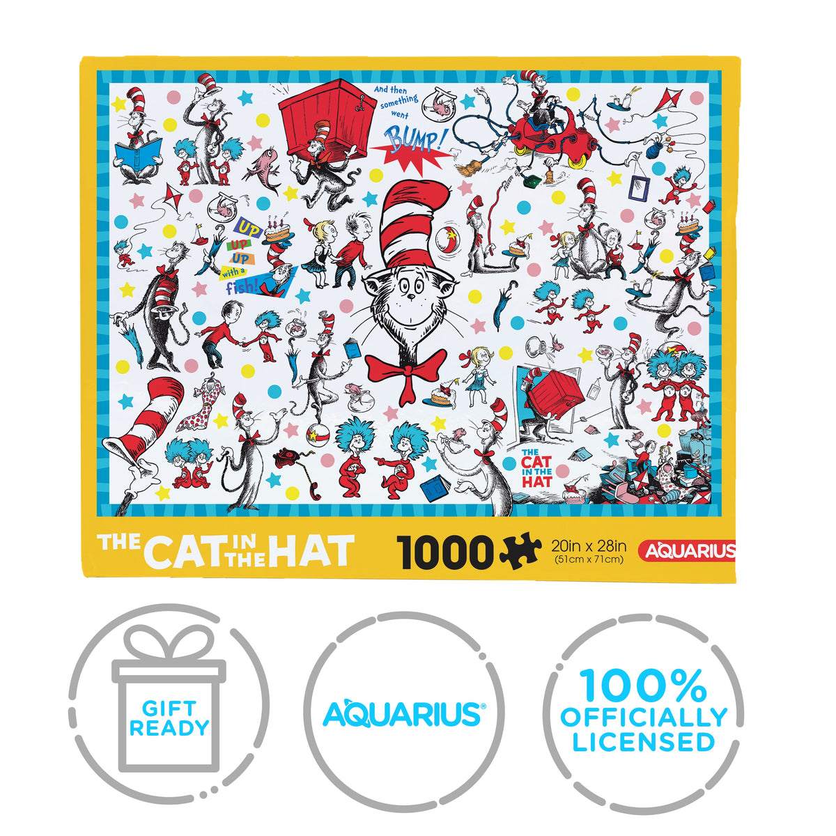 AQUARIUS Puzzles, 1000 pieces, 20 x 28 inches, Retro