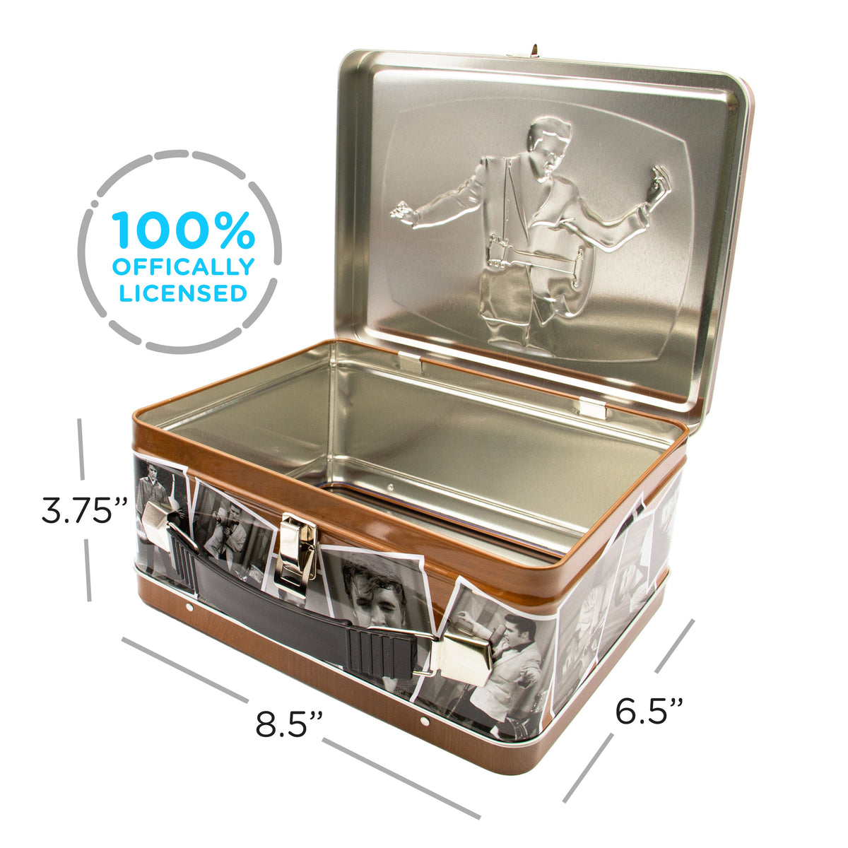 AQUARIUS Storage Box, 8.6 x 6.8 x 3.9 inches, Brown