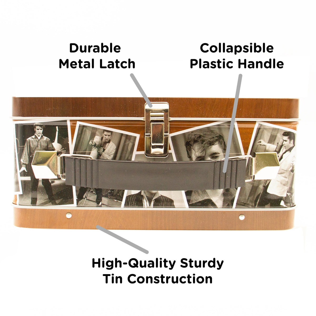 AQUARIUS Storage Box, 8.6 x 6.8 x 3.9 inches, Brown