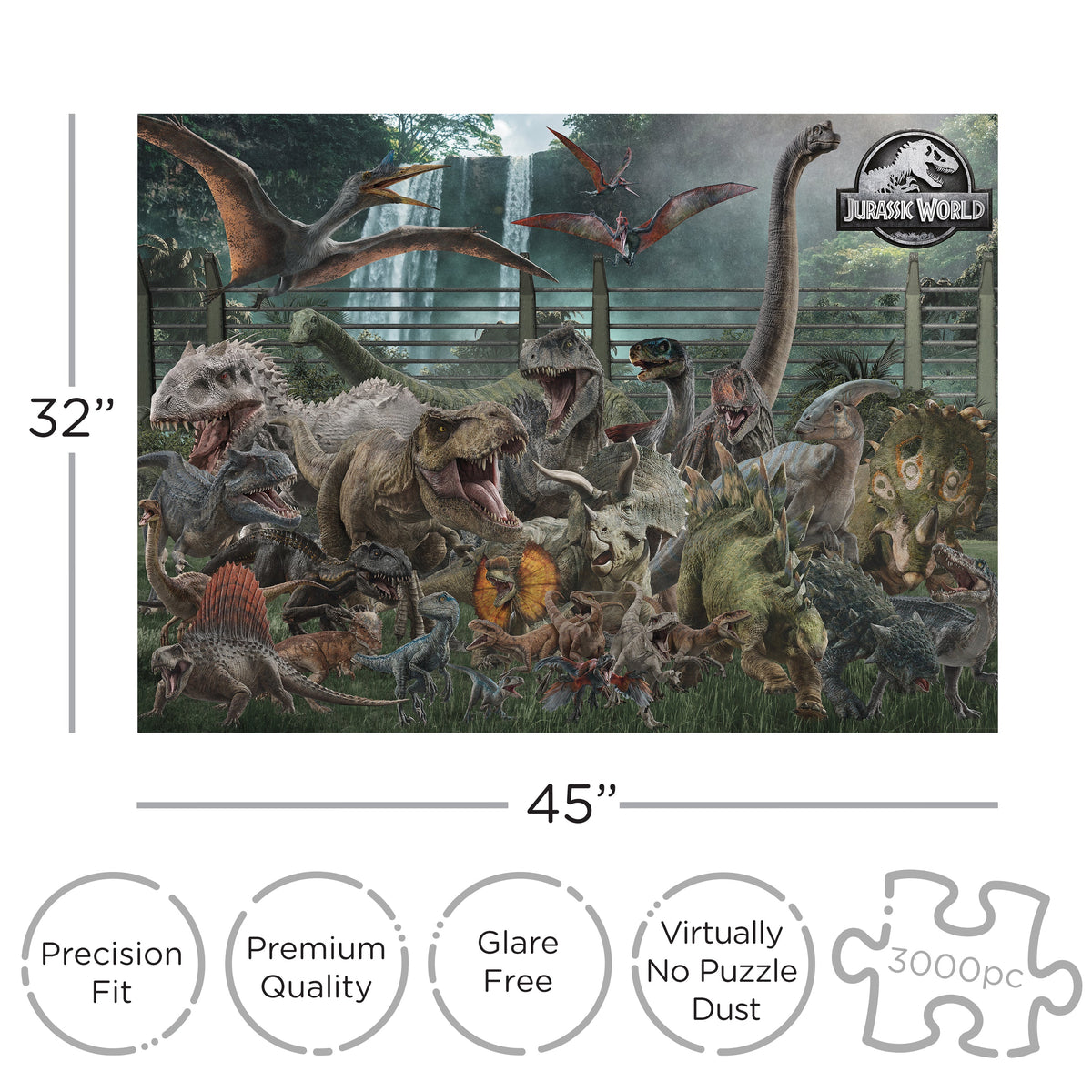 AQUARIUS Puzzles, 32 x 45, Jigsaw Puzzle