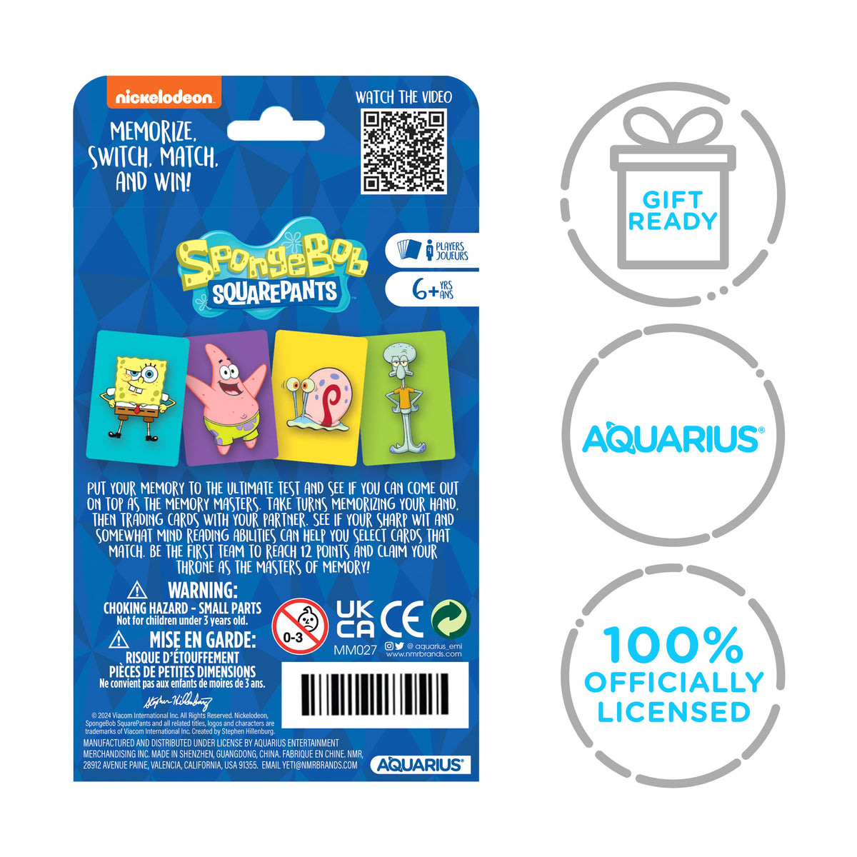AQUARIUS Tabletop Game, One Size, Multi-color